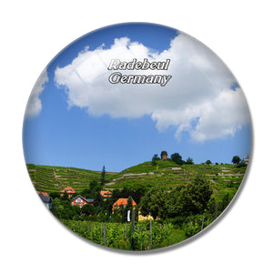 Radebeul Germany 3D Fridge Magnet Crystal Glass