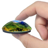 Ramsau Alpine Lake Bavaria Germany 3D Fridge Magnet Crystal Glass