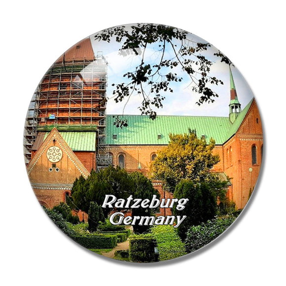 Ratzeburg Church Germany 3D Fridge Magnet Crystal Glass