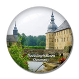 Recklinghausen Castle Germany 3D Fridge Magnet Crystal Glass