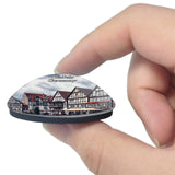 Rinteln Germany 3D Fridge Magnet Crystal Glass