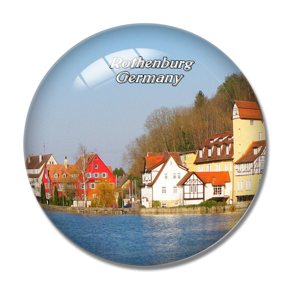 Rottenburg Germany 3D Fridge Magnet Crystal Glass