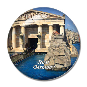 Rust Europa Park Germany 3D Fridge Magnet Crystal Glass