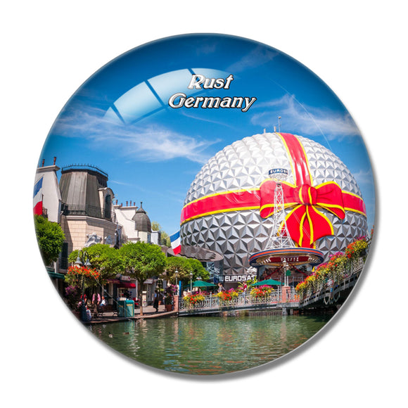 Rust Europa-Park Germany 3D Fridge Magnet Crystal Glass