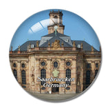 Saarbruecken Church Germany 3D Fridge Magnet Crystal Glass