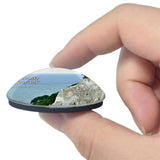 Sassnitz White Cliff Germany 3D Fridge Magnet Crystal Glass