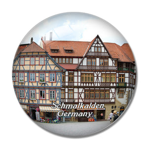 Schmalkalden Town Germany 3D Fridge Magnet Crystal Glass