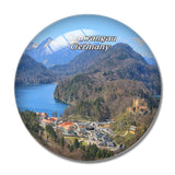 Schwangau  Lake Germany 3D Fridge Magnet Crystal Glass