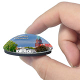 Schwerin Cathedral Germany 3D Fridge Magnet Crystal Glass