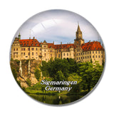 Sigmaringen Castle Germany 3D Fridge Magnet Crystal Glass