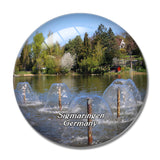 Sindelfingen Lake Germany 3D Fridge Magnet Crystal Glass