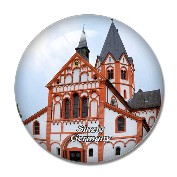 Sinzig Church Germany 3D Fridge Magnet Crystal Glass