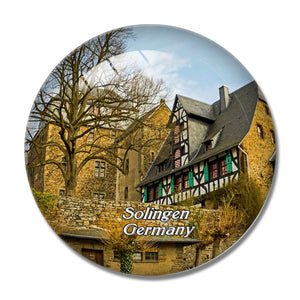 Solingen Castle Germany 3D Fridge Magnet Crystal Glass