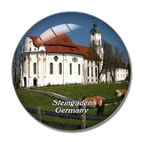 Steingaden Pilgrimage Church Germany 3D Fridge Magnet Crystal Glass