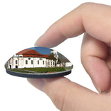 Steingaden Pilgrimage Church Germany 3D Fridge Magnet Crystal Glass