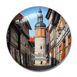 Stollberg Germany 3D Fridge Magnet Crystal Glass