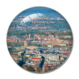 Stuttgart Skyline Germany 3D Fridge Magnet Crystal Glass