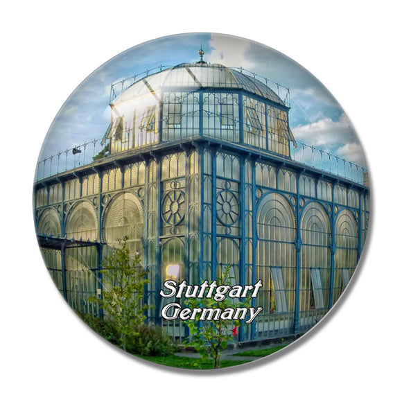 Stuttgart Zoo Germany 3D Fridge Magnet Crystal Glass