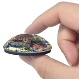 Suhl Center Germany 3D Fridge Magnet Crystal Glass