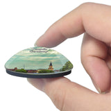 Templin Church Germany 3D Fridge Magnet Crystal Glass