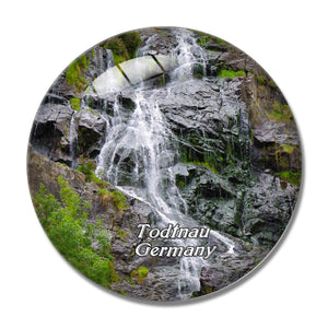 Todtnau Waterfalls Germany 3D Fridge Magnet Crystal Glass