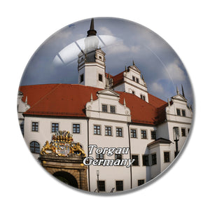 Torgau Castle Germany 3D Fridge Magnet Crystal Glass