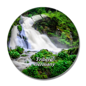 Triberg Waterfall Germany 3D Fridge Magnet Crystal Glass