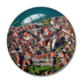 Uberlingen Lake Constance Germany 3D Fridge Magnet Crystal Glass