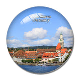 Uberlingen Lake Germany 3D Fridge Magnet Crystal Glass