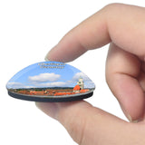 Uberlingen Lake Germany 3D Fridge Magnet Crystal Glass