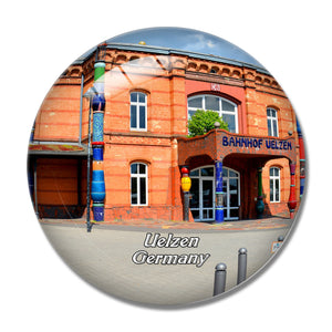 Uelzen Germany 3D Fridge Magnet Crystal Glass