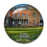 Verden Germany 3D Fridge Magnet Crystal Glass