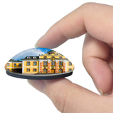 Weimar Castle Belvedere Germany 3D Fridge Magnet Crystal Glass