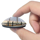 Wendtorf Germany 3D Fridge Magnet Crystal Glass