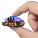 Wernigerode Center Germany 3D Fridge Magnet Crystal Glass