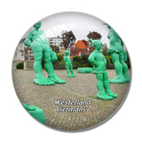 Westerland Statue Germany 3D Fridge Magnet Crystal Glass