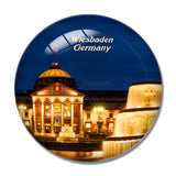 Wiesbaden Kurhaus Germany 3D Fridge Magnet Crystal Glass