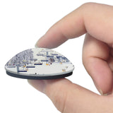 Winterberg Ski Germany 3D Fridge Magnet Crystal Glass