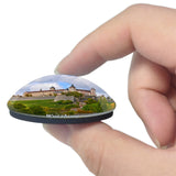 Wurzburg Marienberg Castle Germany 3D Fridge Magnet Crystal Glass