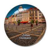 Zittau Saxony Germany 3D Fridge Magnet Crystal Glass