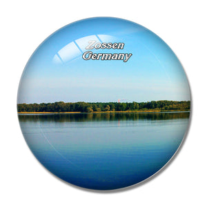 Zossen Lake Germany 3D Fridge Magnet Crystal Glass