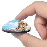 Holland Jordaan Canal Amsterdam 3D Fridge Magnet Crystal Glass