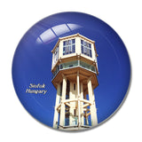 Hungary Siofok Water Tower 3D Fridge Magnet Crystal Glass