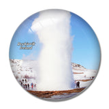 Iceland Great Geysir Reykjavik 3D Fridge Magnet Crystal Glass