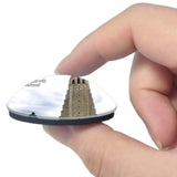 Iceland Hallgrimskirkja Reykjavik 3D Fridge Magnet Crystal Glass