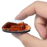 India Agra Fort Agra 3D Fridge Magnet Crystal Glass