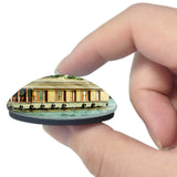 India Alleppey Alappuzha 3D Fridge Magnet Crystal Glass