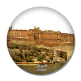 India Amber Fort Jaipur 3D Fridge Magnet Crystal Glass