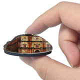 India Basilica of Bom Jesus Panaji Goa 3D Fridge Magnet Crystal Glass