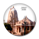 India Birla Mandir Temple Jaipur 3D Fridge Magnet Crystal Glass